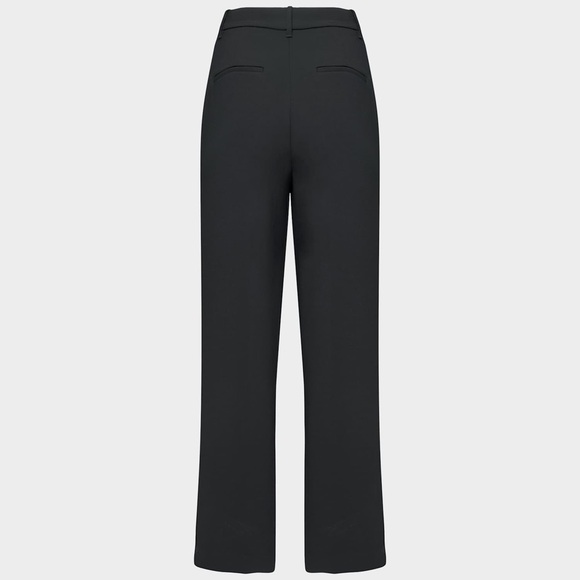 Wilfred Aritizia The Effortless Pant Black Tailored Trousers Crepette Sz 4‎ Crop - Picture 2 of 8